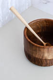 کاسه چوبی نیمه نقش برجسته